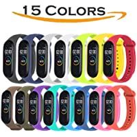 Los mejores  - Acalder Correa para Xiaomi mi Band 4- Pulseras Reloj Coloridos Silicona Banda Reemplazo para Xiaomi Mi Band 3-4…